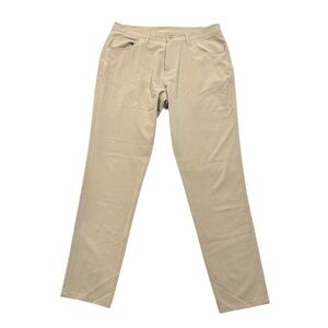 The Normal Brand Pants Mens Size 34 Beige/Tan Casual Lightweight 32” Inseam
